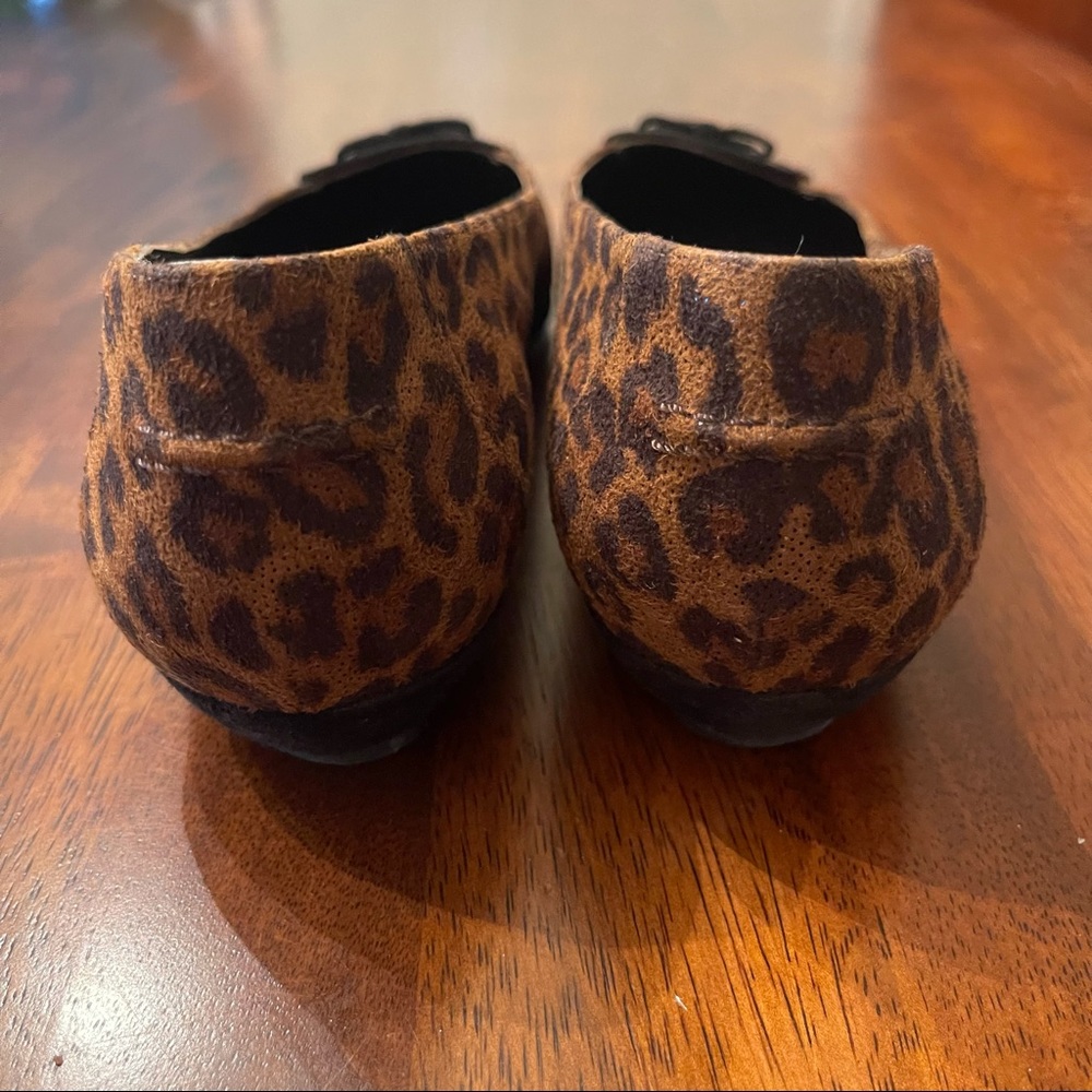 Stuart Weitzman Pointed Leopard Print Flats - image 3